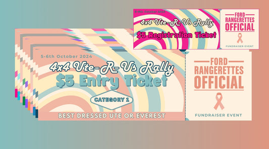 The Ford Rangerettes Official 4x4 UTE-R-US Rally Fundraiser for Uterine Cancer