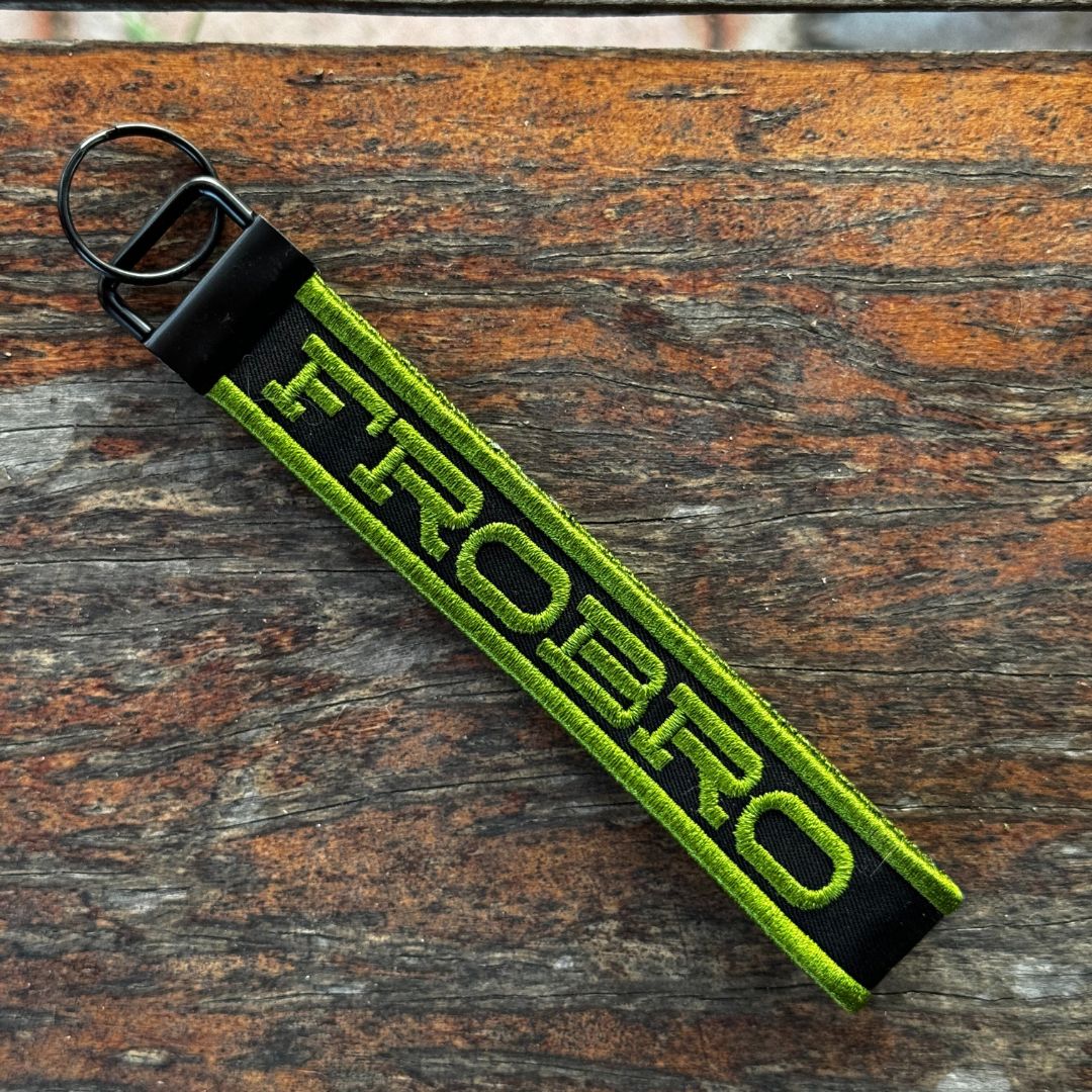 Embroidered FRO BRO Key Fob