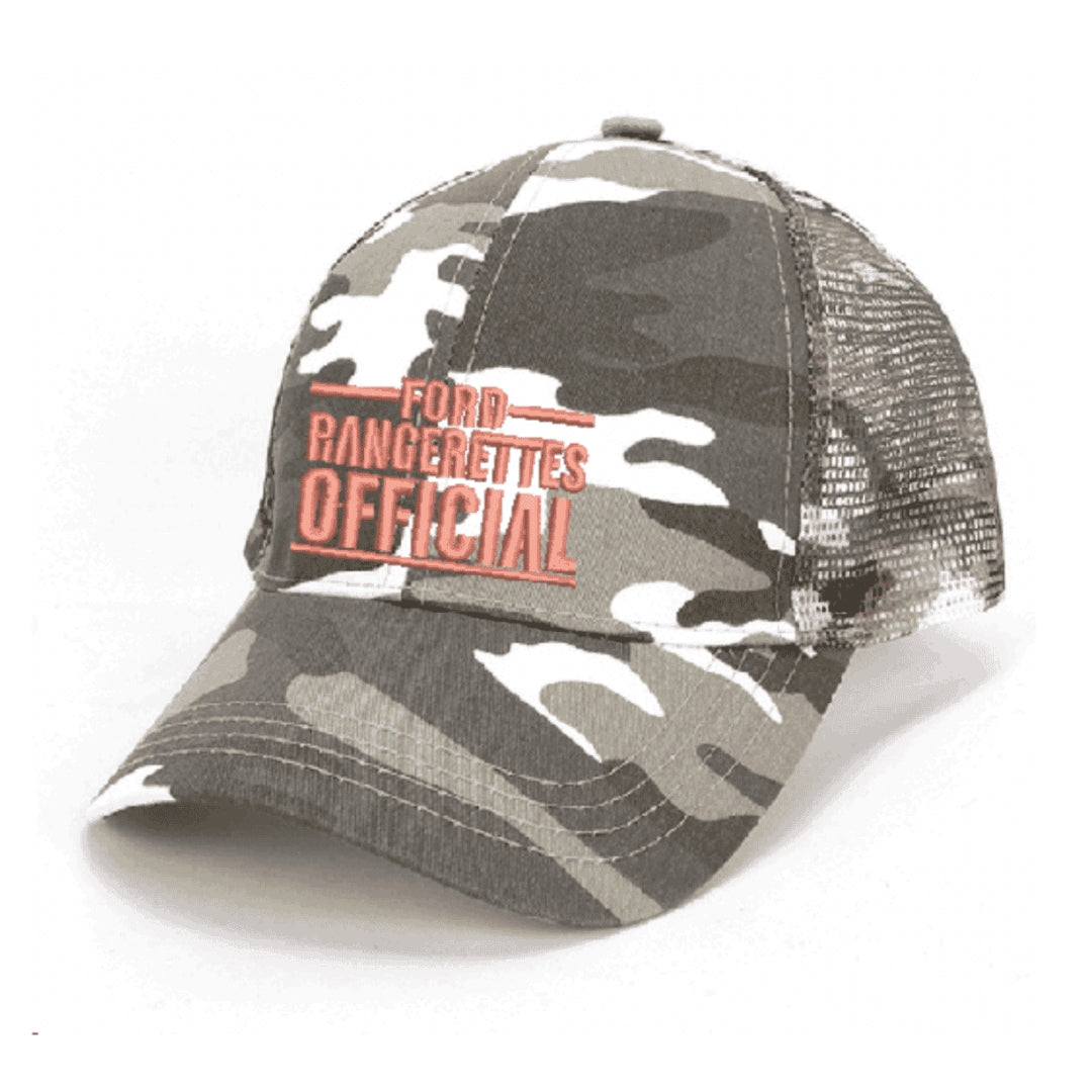 Coral-FordRangerettesOfficialCamoCap
