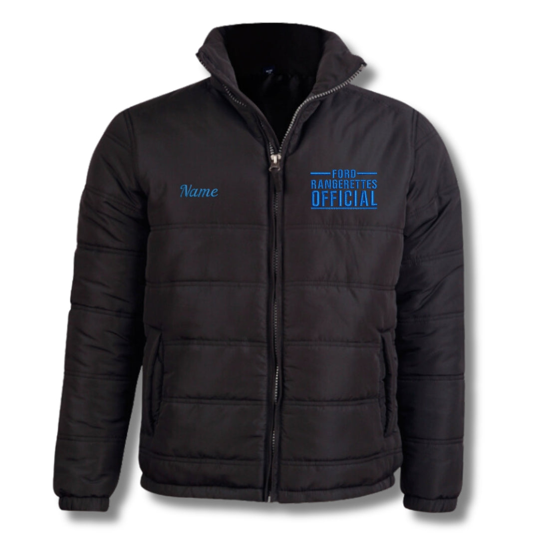 Ford BlueFordRangerettesPufferJacketFront