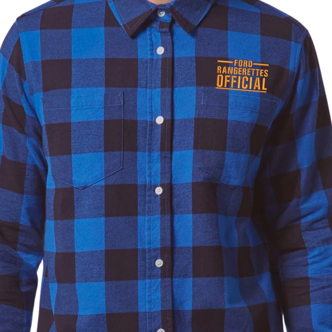 LIMITED EDITION Unisex Ford Rangerettes Official 4x4 Crew Flannelette Shirt