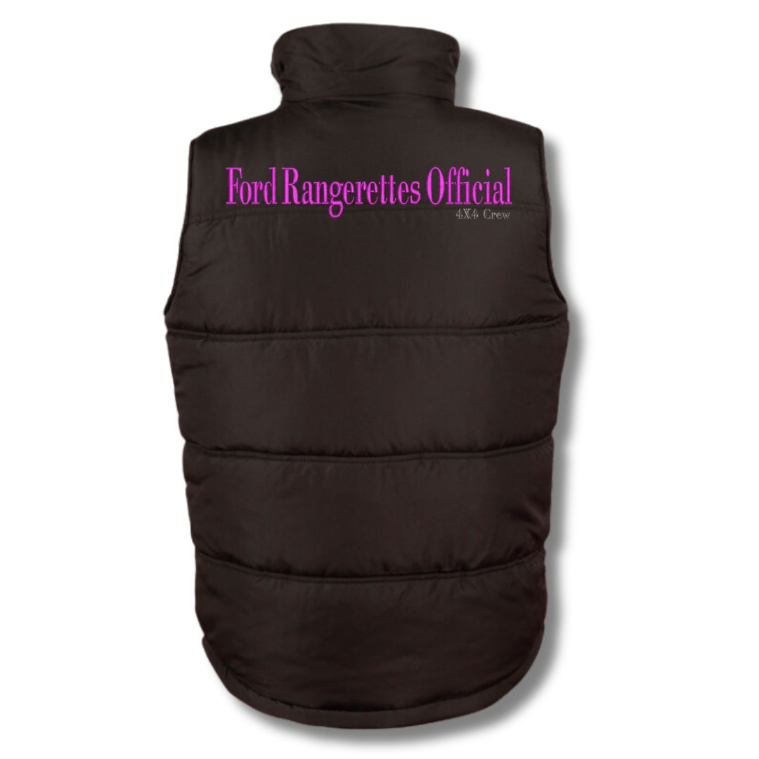 Ford Rangerettes Official Heavy Quilted Puffer Vest