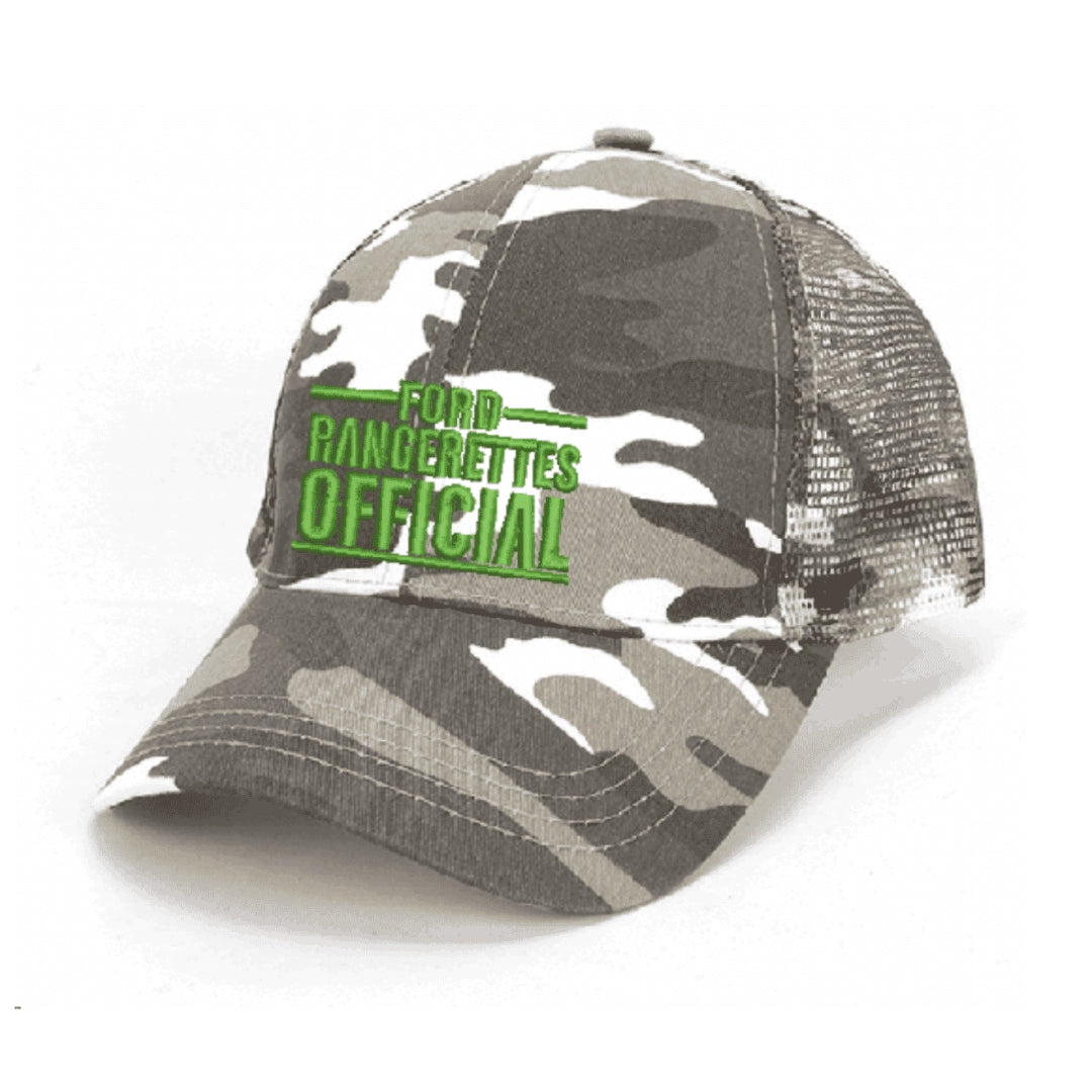 Lime-FordRangerettesOfficialCamoCap