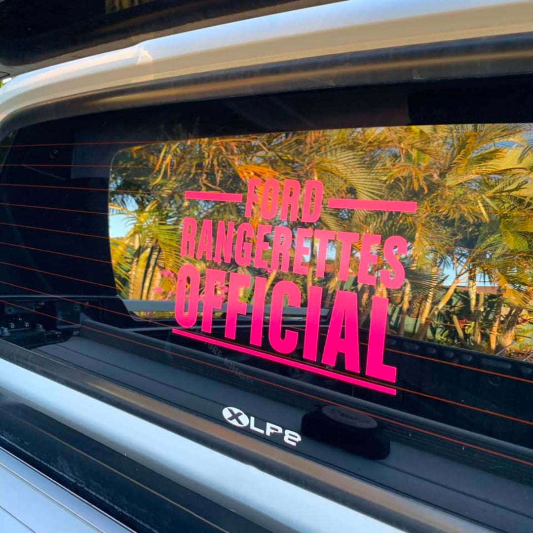 OG Stacker decal Ford Rangerettes Official