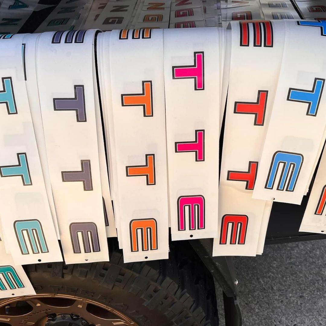 PX3 Font Side Runner Decal Set