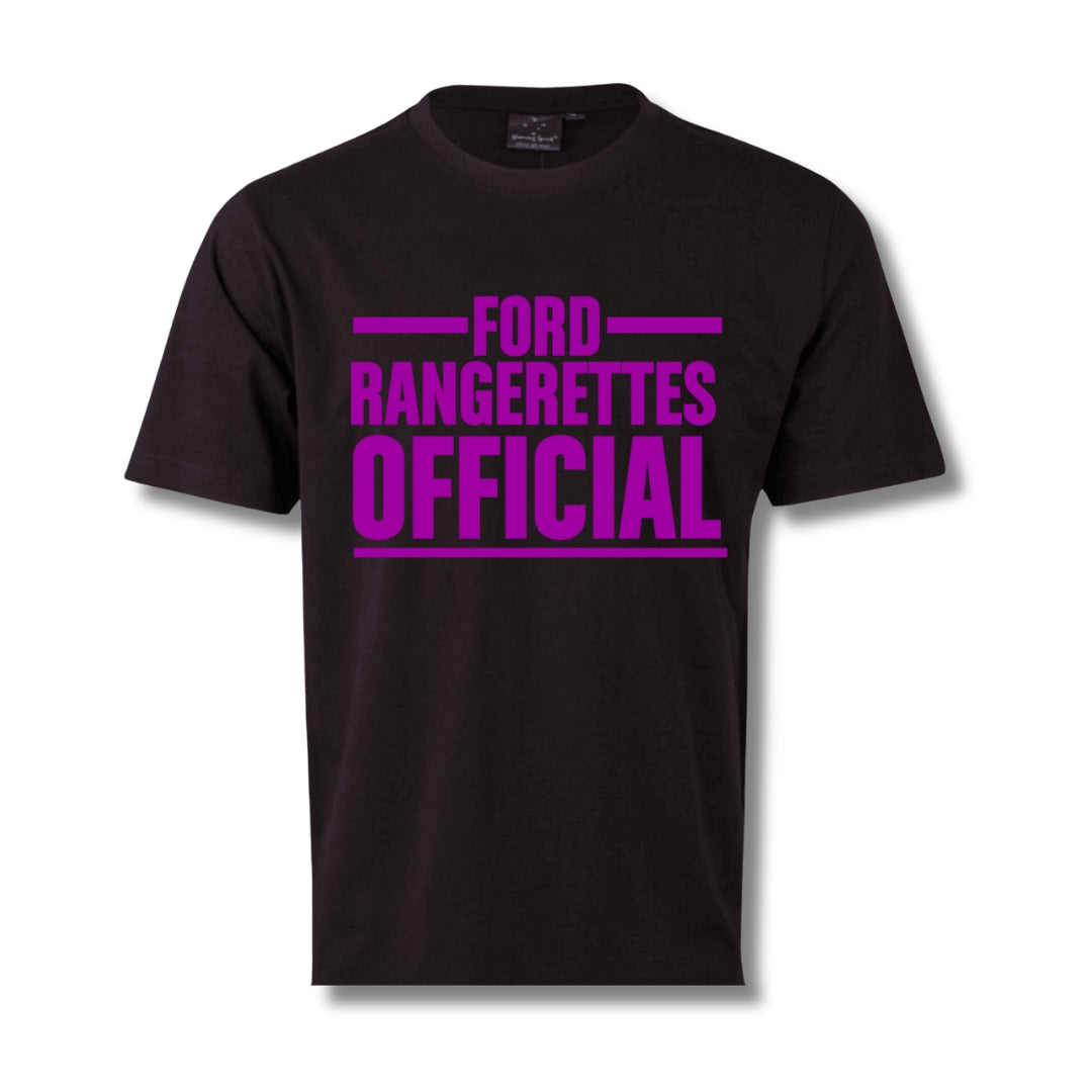 Ford Rangerettes Official OG Black Tee Unisex