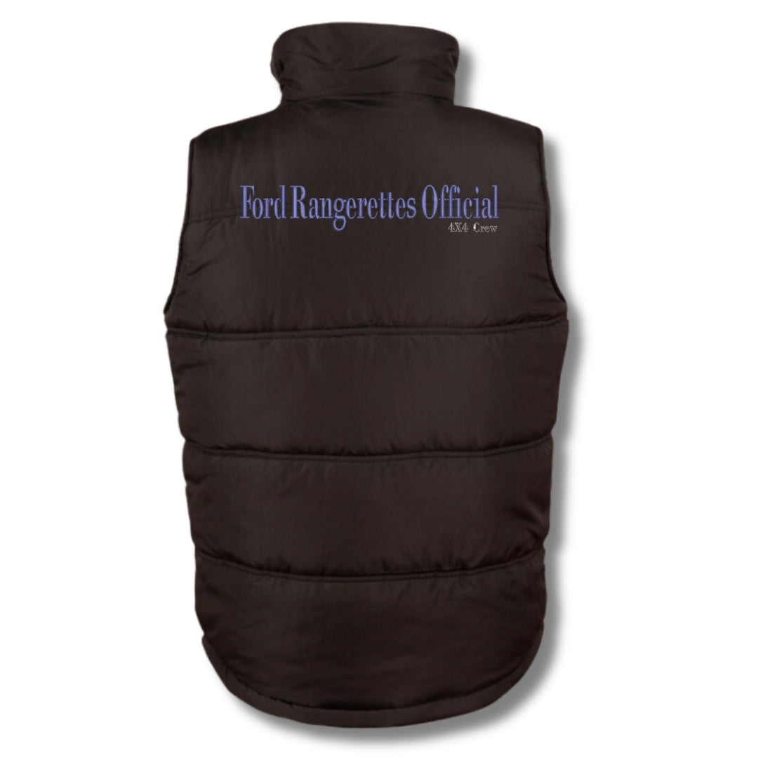 Ford Rangerettes Official Heavy Quilted Puffer Vest