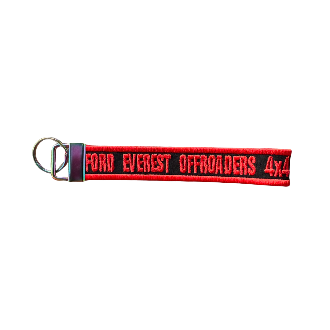 Embroidered Ford Everest Offroaders 4x4 Key Fob