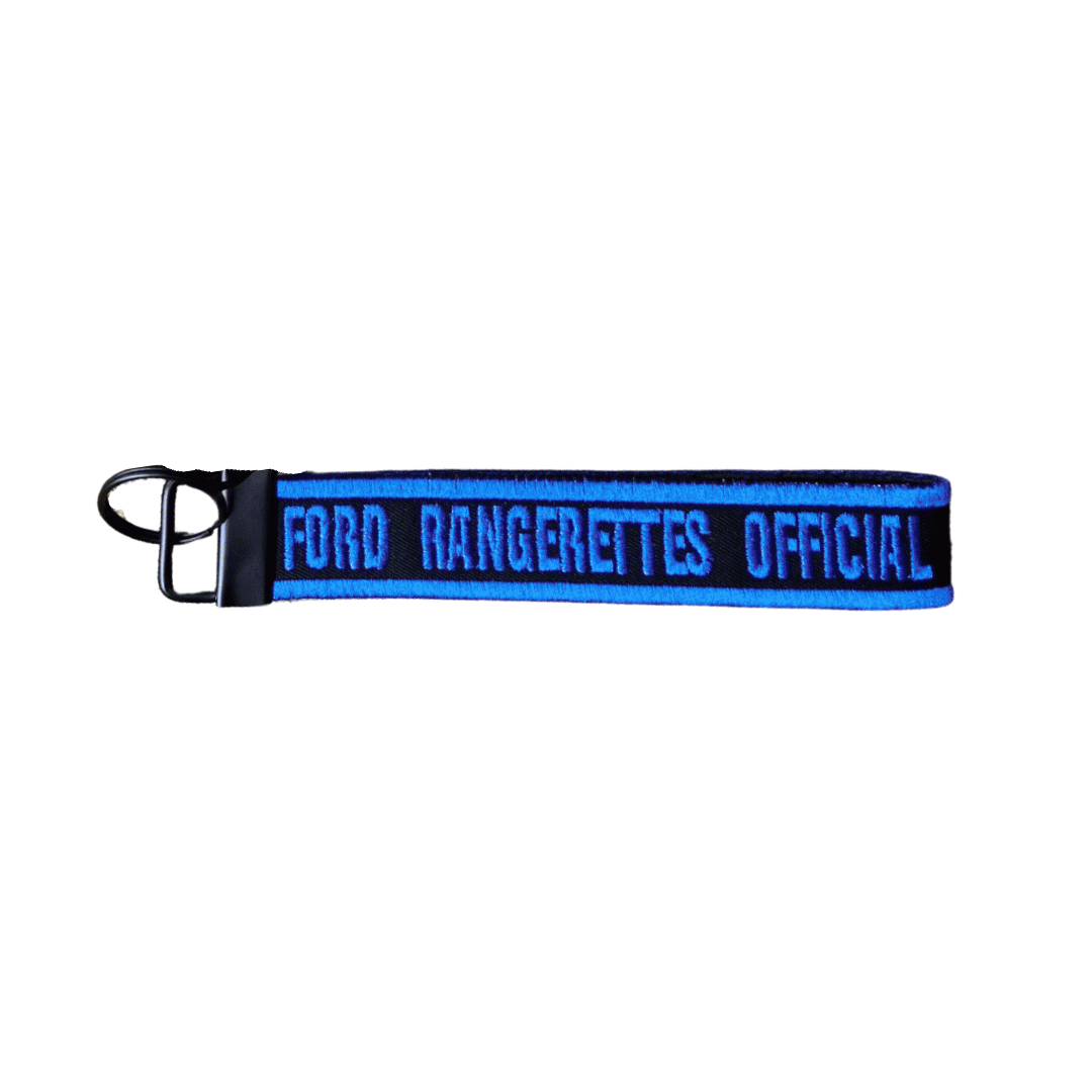 Royal Blue Embroidered Key Fob Ford Rangerettes Official