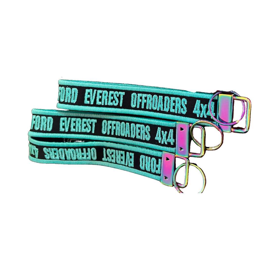 Embroidered Ford Everest Offroaders 4x4 Key Fob