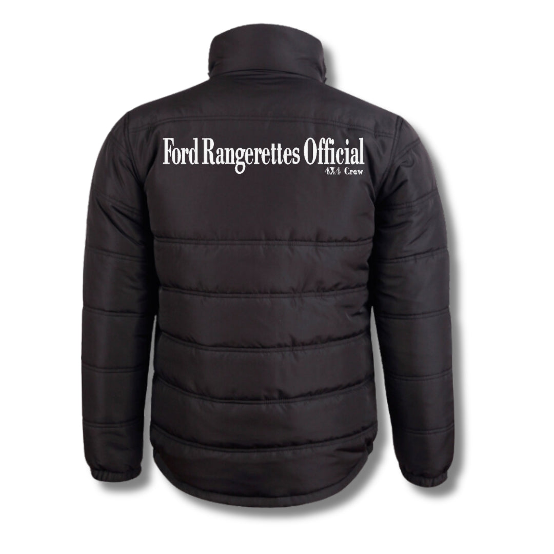 Heavy Quilted Ford Rangerettes Official 4x4 Crew Puffer Jacket