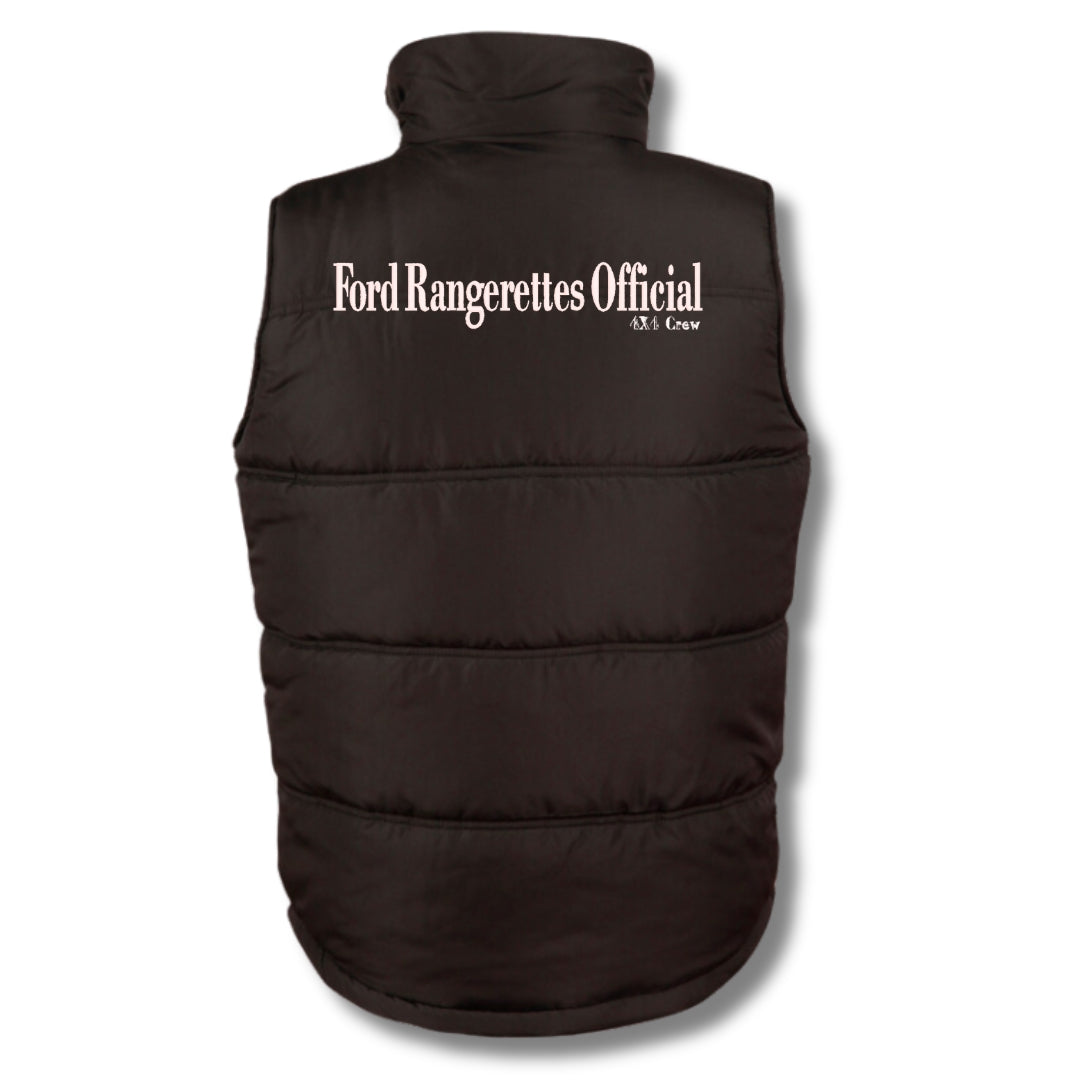 Ford Rangerettes Official Heavy Quilted Puffer Vest