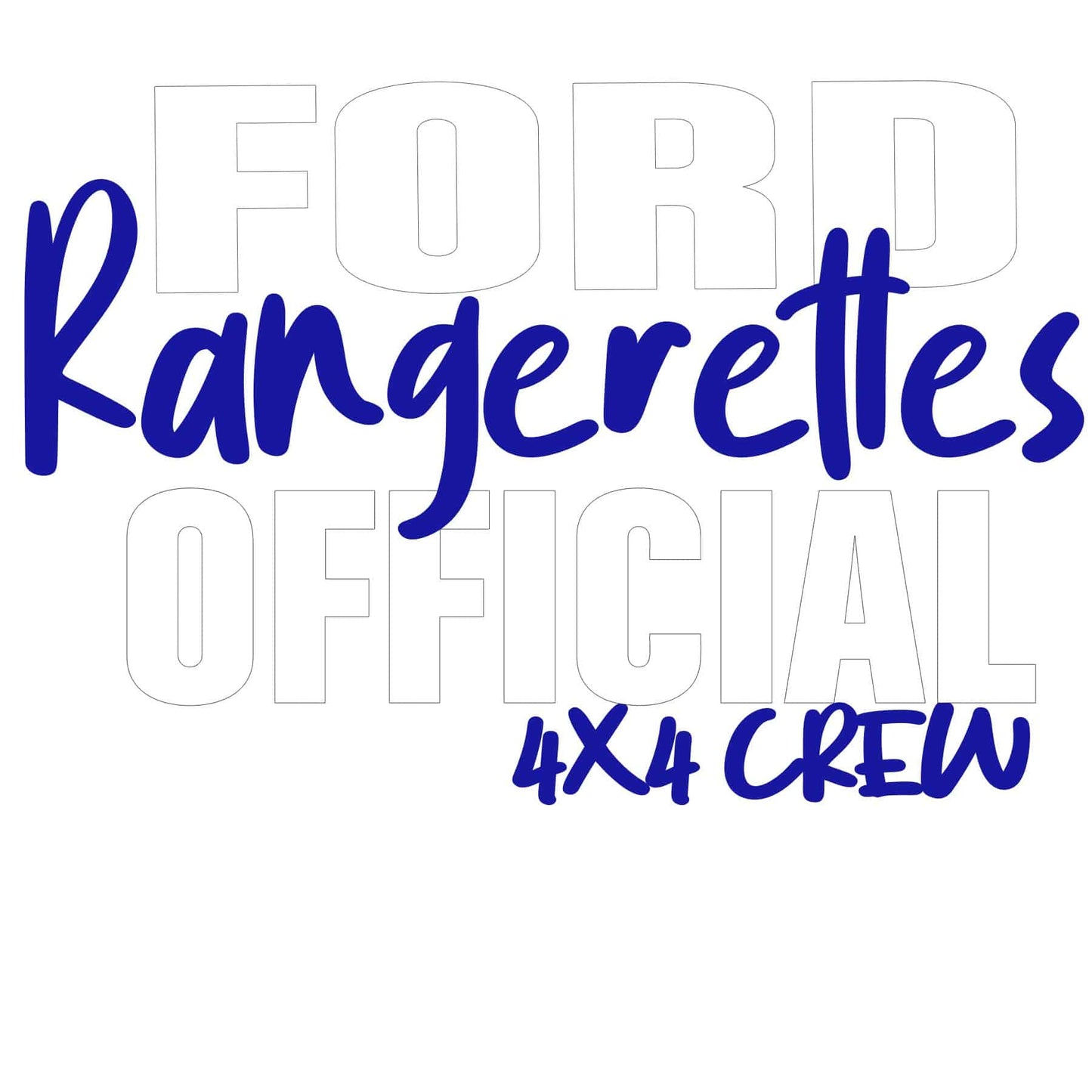 Small SV 4x4 Crew Stacker Decal