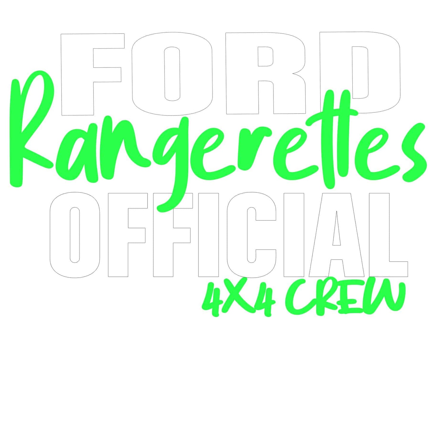 Small SV 4x4 Crew Stacker Decal