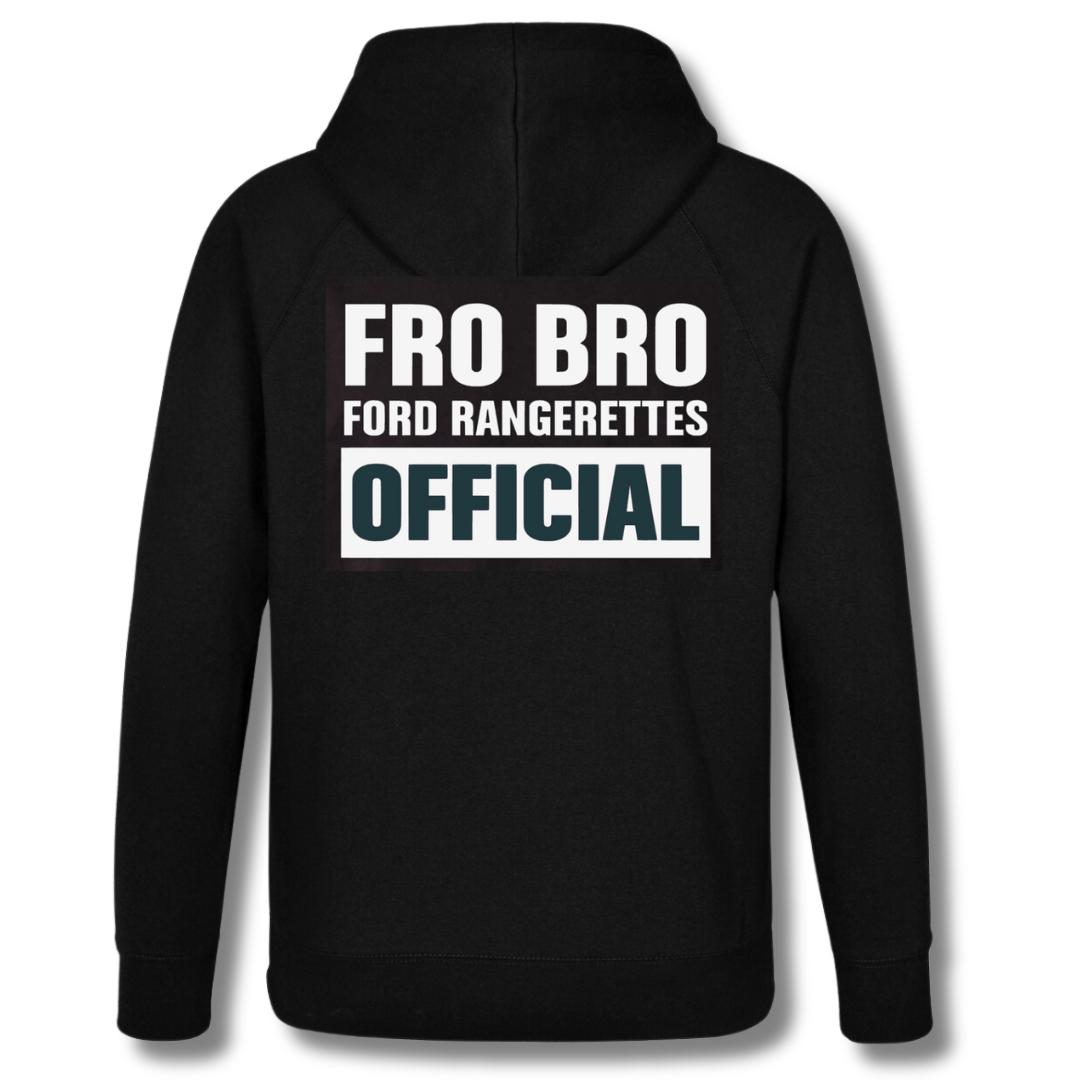 FRO BRO Ford Rangerettes Official Black Hoodie