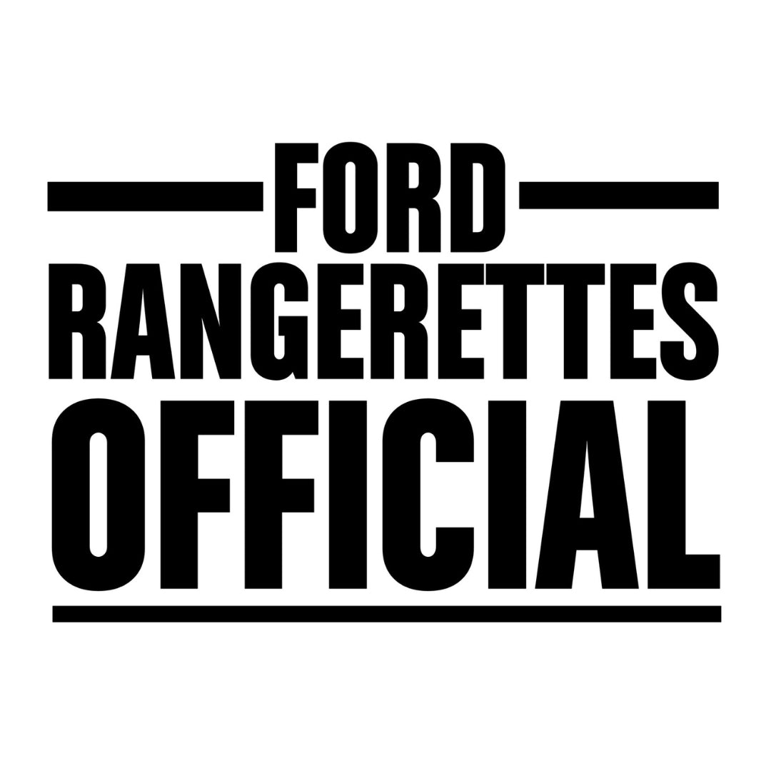 Black -OG Stacker decal Ford Rangerettes Official