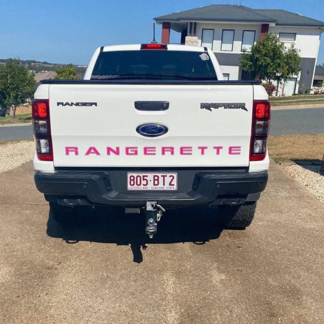 Hot Pink Rangerette Tailgate Banner