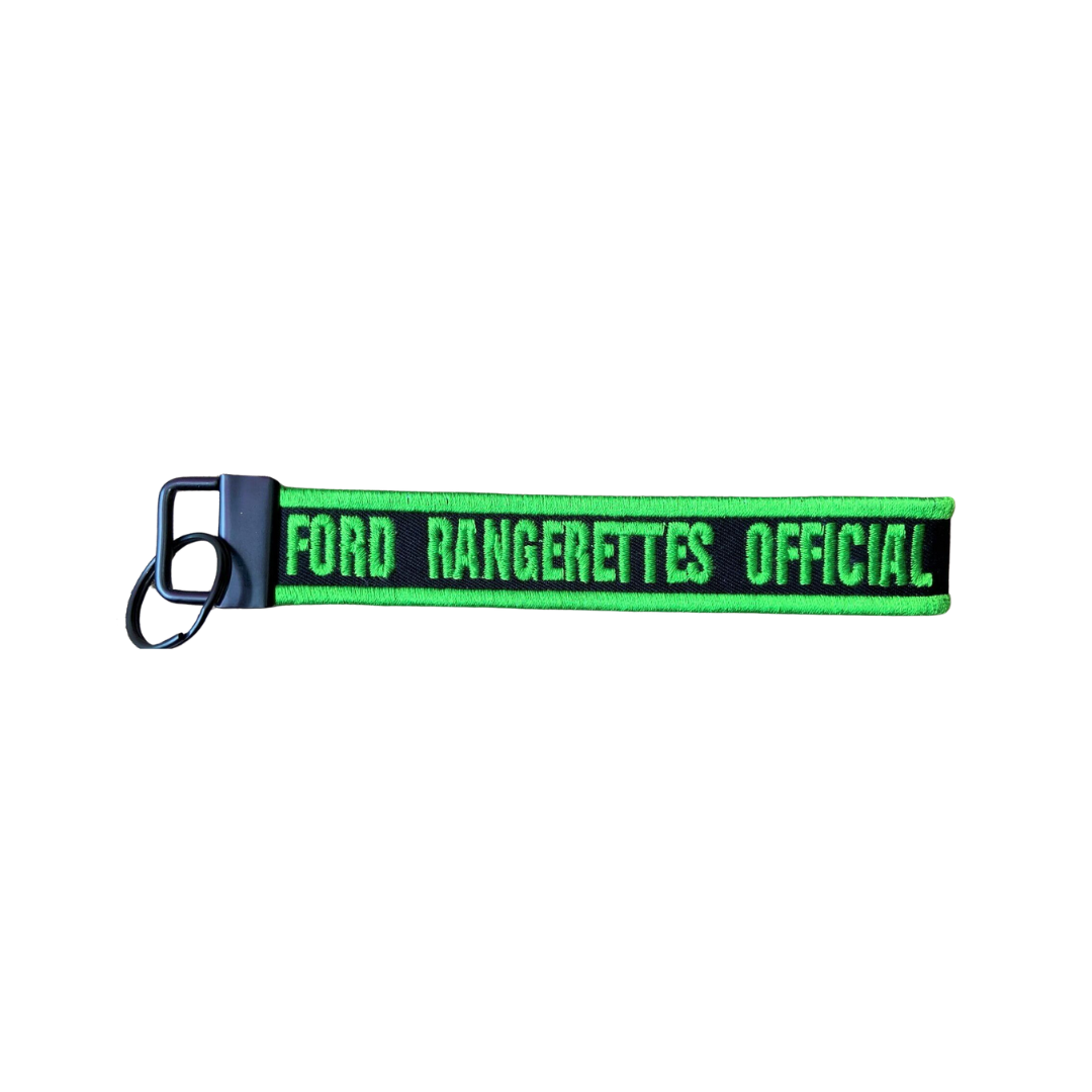 Lime Embroidered Key Fob Ford Rangerettes Official
