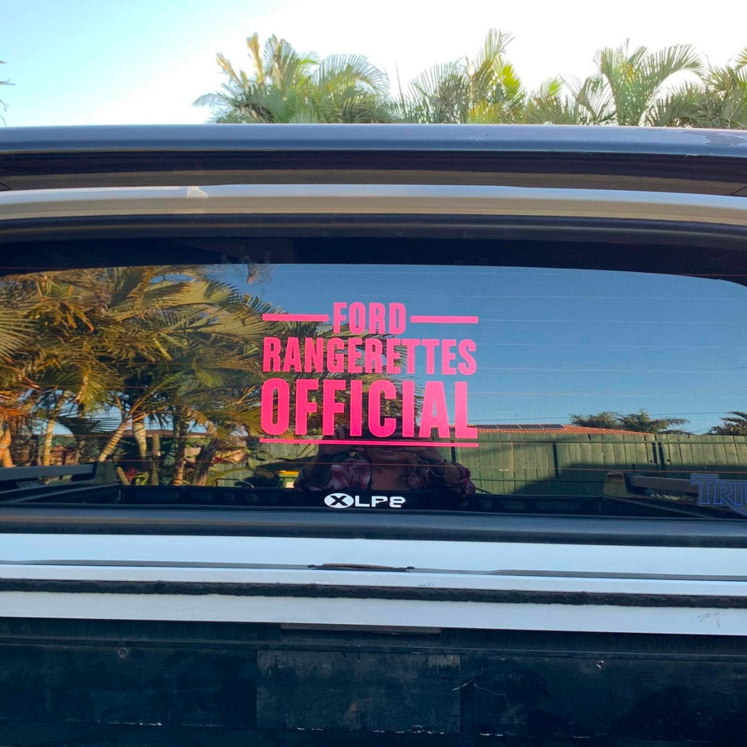 OG Stacker decal Ford Rangerettes Official