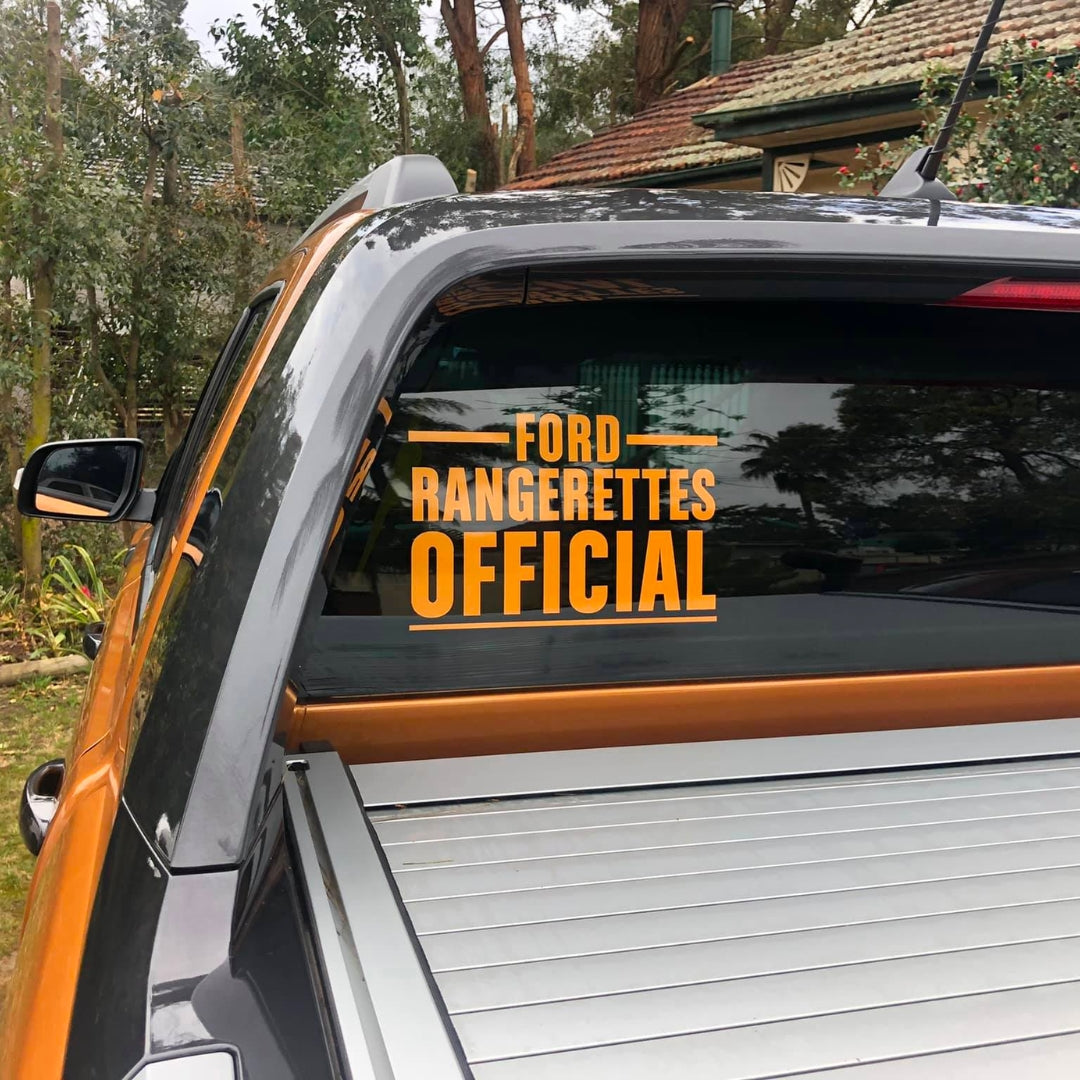 OG Stacker decal Ford Rangerettes Official
