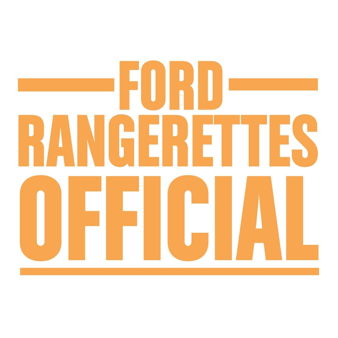 Orange - OG Stacker decal Ford Rangerettes Official