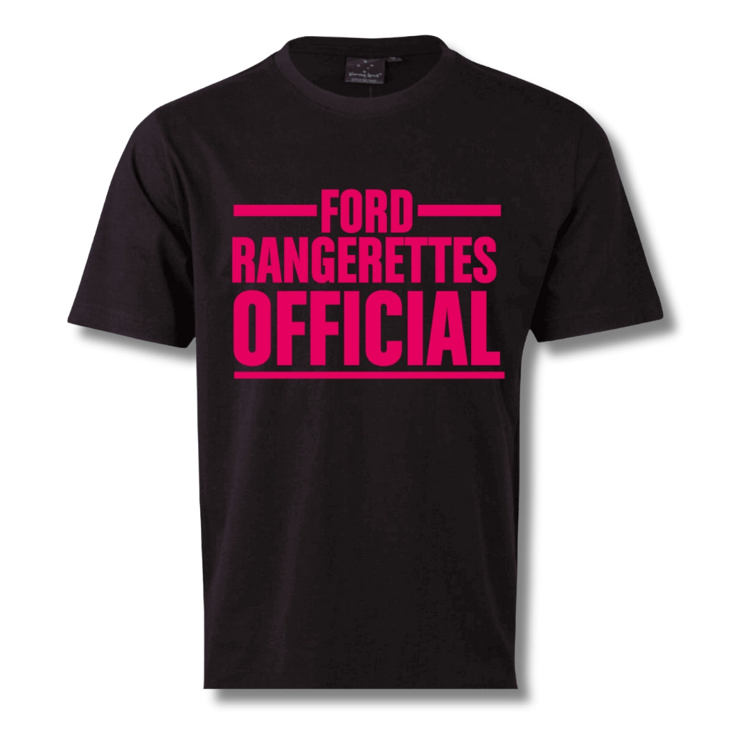 Ford Rangerettes Official OG Black Tee Unisex