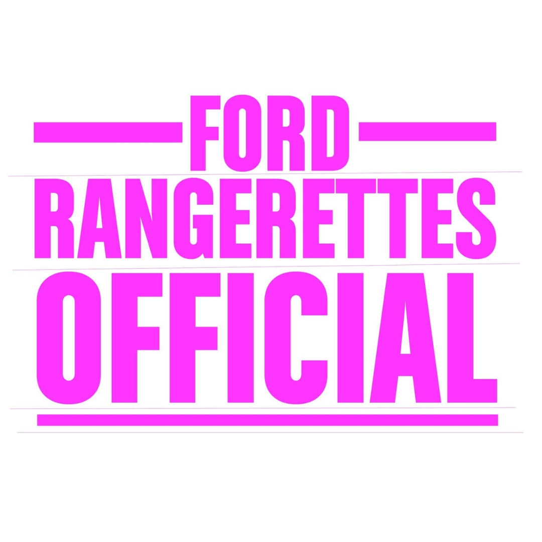 Pink-OG Stacker decal Ford Rangerettes Official