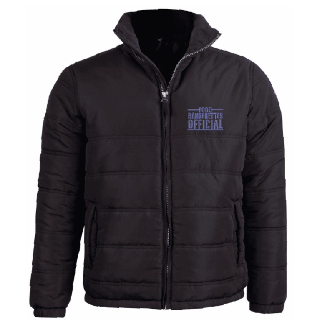 Heavy Quilted Ford Rangerettes Official Puffer Jacket