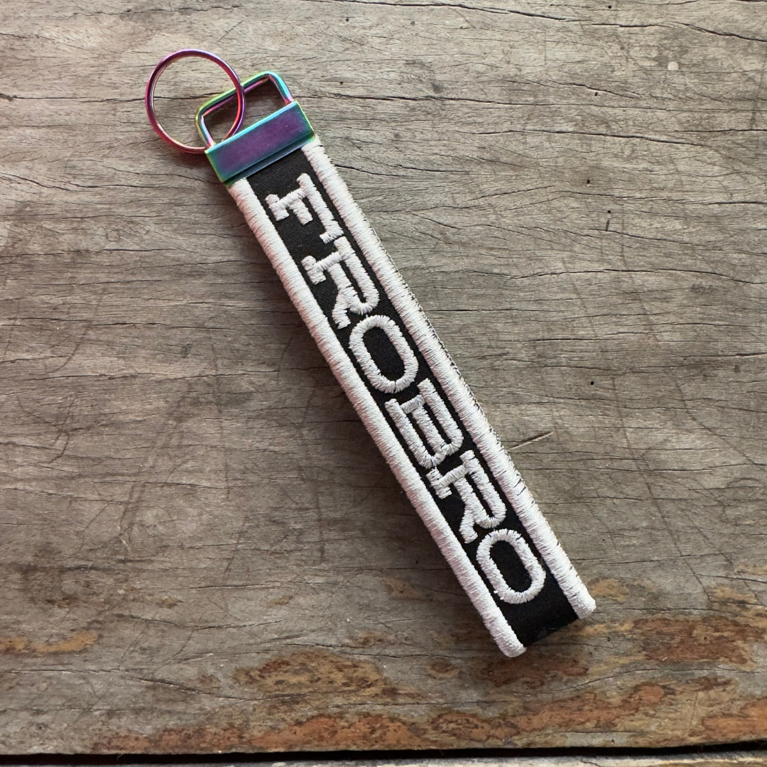 Embroidered FRO BRO Key Fob